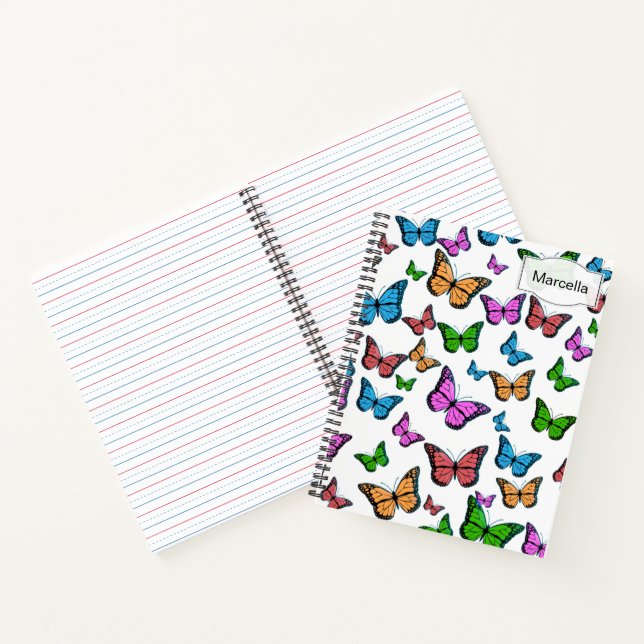 Cuaderno Personalización de la escritura a mano Penmanship  (Interior)