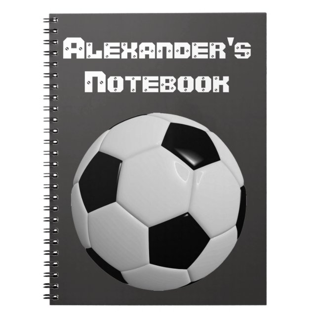 Cuaderno Personalización de la pelota de fútbol (Frente)