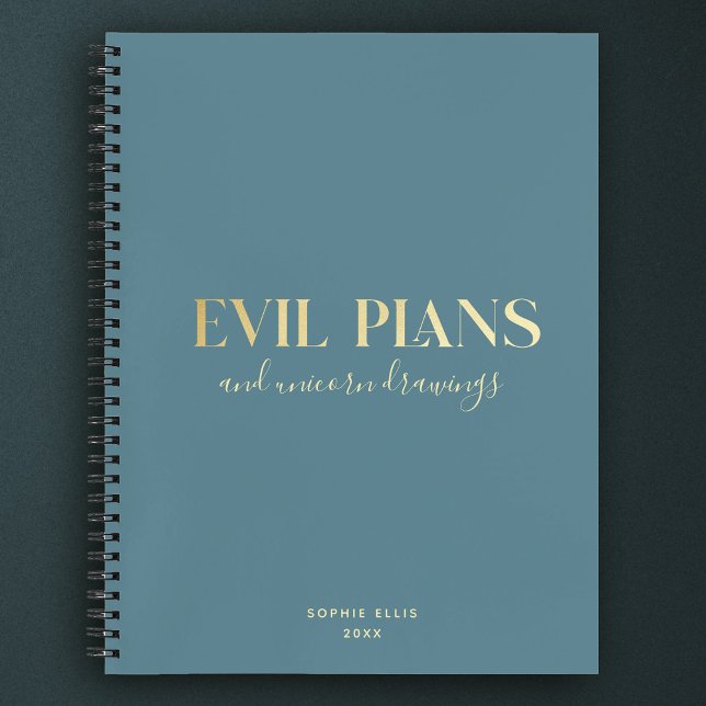 Cuaderno Personalización de nombres Diversión Guay Moda EVI (Subido por el creador)