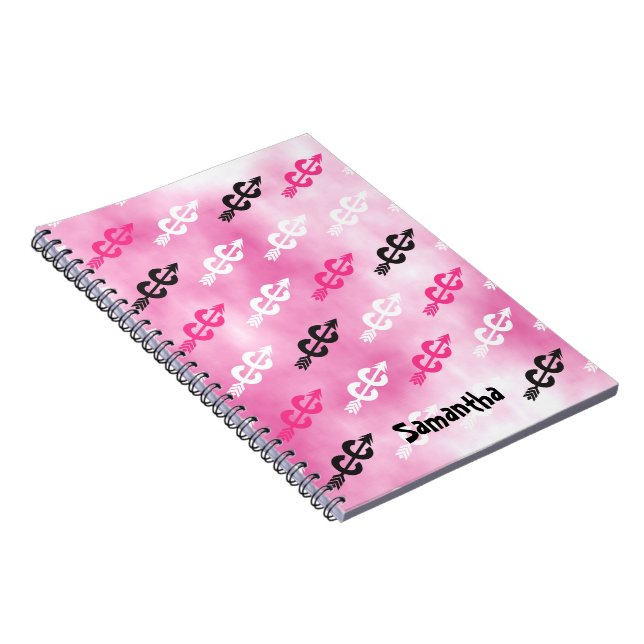 Cuaderno Personalización de símbolos entre países PINK Note (Lado Derecho)