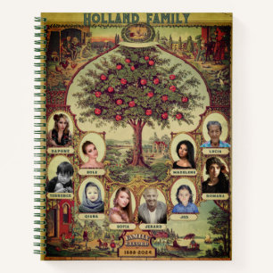Cuaderno Personalización del árbol de registros familiares