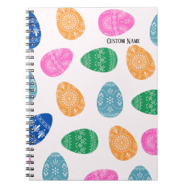 Cuaderno PERSONALIZACIÓN: Huevos de Pascua | Diario de bloc