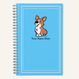 Cuaderno Personalización Personalizado Corgi Cute Personali