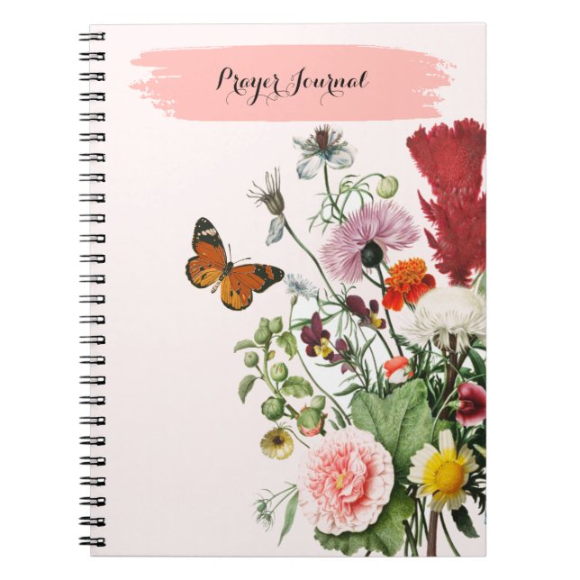 Cuaderno PERSONALIZACIÓN: - Revista de oración + Flores (Frente)