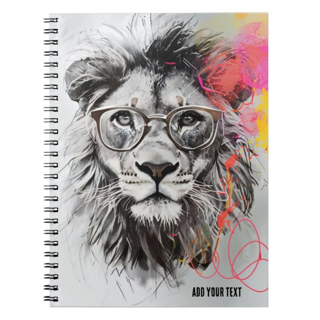 Cuaderno PERSONALIZACIÓN: Sr. Theo Roar | Diario de bloc de (Frente)