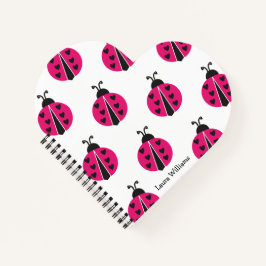 Cuaderno Personalizada la Ladybug Girly Pink