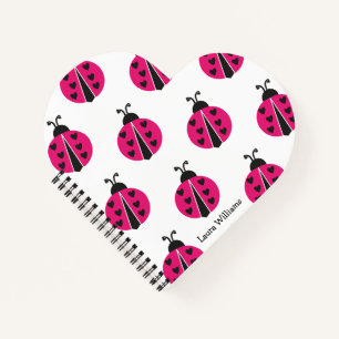 Cuaderno Personalizada la Ladybug Girly Pink