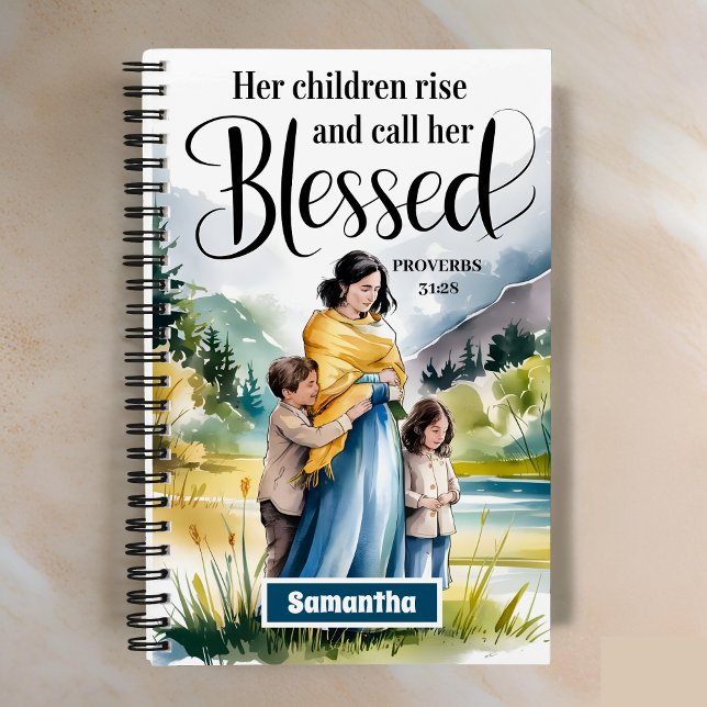 Cuaderno Personalizada su hija se levanta revista cristiana (Subido por el creador)