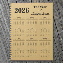 Cuaderno personalizado 2026 El Año de [Tu Nombre]