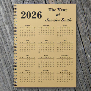 Cuaderno personalizado 2026 El Año de [Tu Nombre]