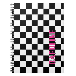 Cuaderno Personalizado Abstracto Geométrico A Cuadros