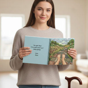 Cuaderno Personalizado Agradecido Por Cada Paso