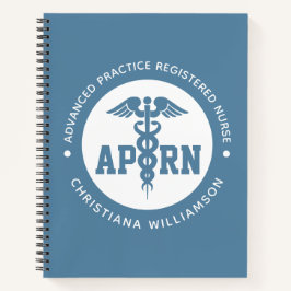 Cuaderno Personalizado APRN Enfermero registrado de práctic