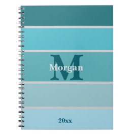 Cuaderno personalizado azul