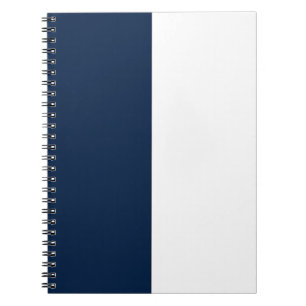 Cuaderno Personalizado azul y blanco