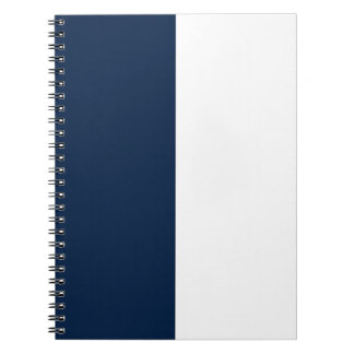 Cuaderno Personalizado azul y blanco