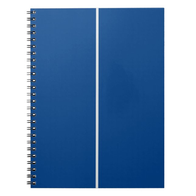 Cuaderno Personalizado azul y blanco (Frente)