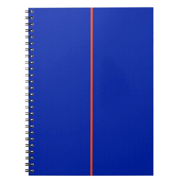 Cuaderno Personalizado azul y Naranja (Frente)