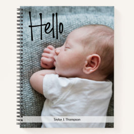 Cuaderno Personalizado Baby Journal con foto y nombre