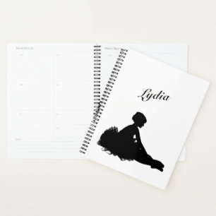Cuaderno Personalizado Bailarina Cansada con Nombr