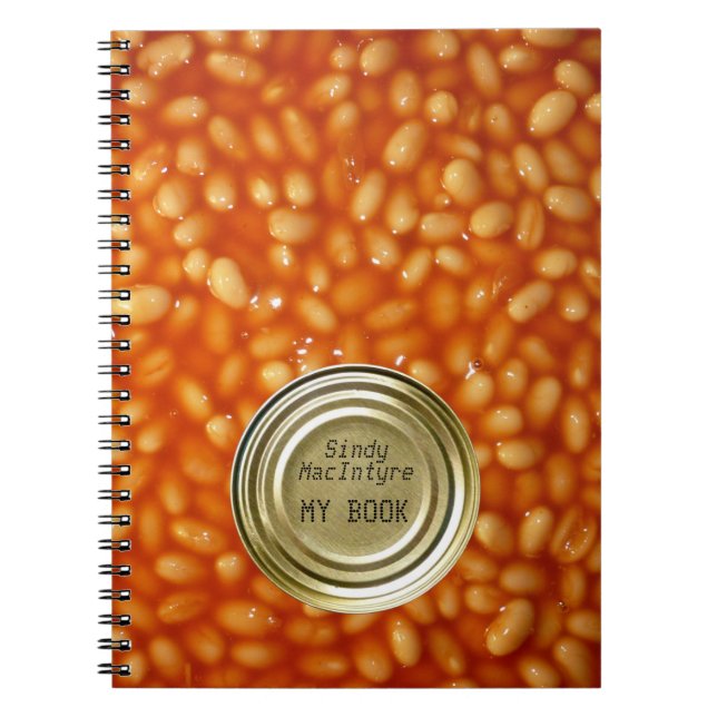 Cuaderno Personalizado Baked Bean (Frente)