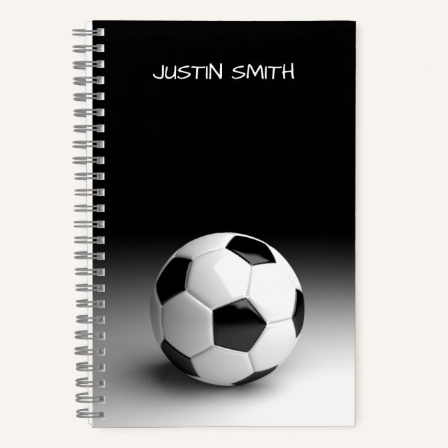 Cuaderno Personalizado Balón de Fútbol (Anverso)