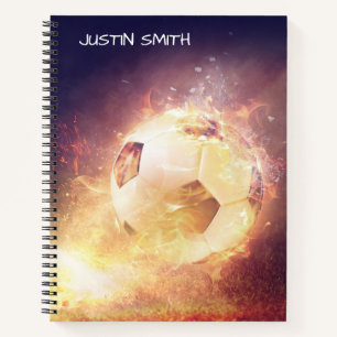 Cuaderno Personalizado Balón de Fútbol