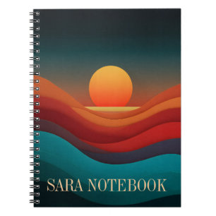 Cuaderno Personalizado Bauhaus Earthy Sunset