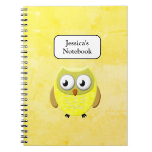 Cuaderno Personalizado Bebé Lechuza