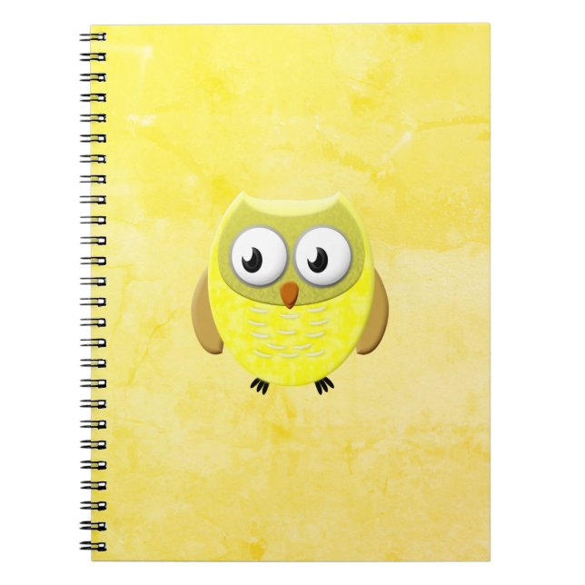 Cuaderno Personalizado Bebé Lechuza (Frente)
