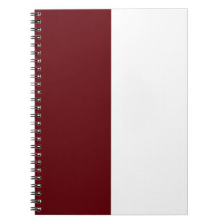 Cuaderno Personalizado blanco y marrón