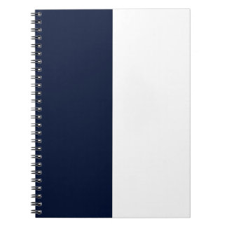 Cuaderno Personalizado blanco y naval