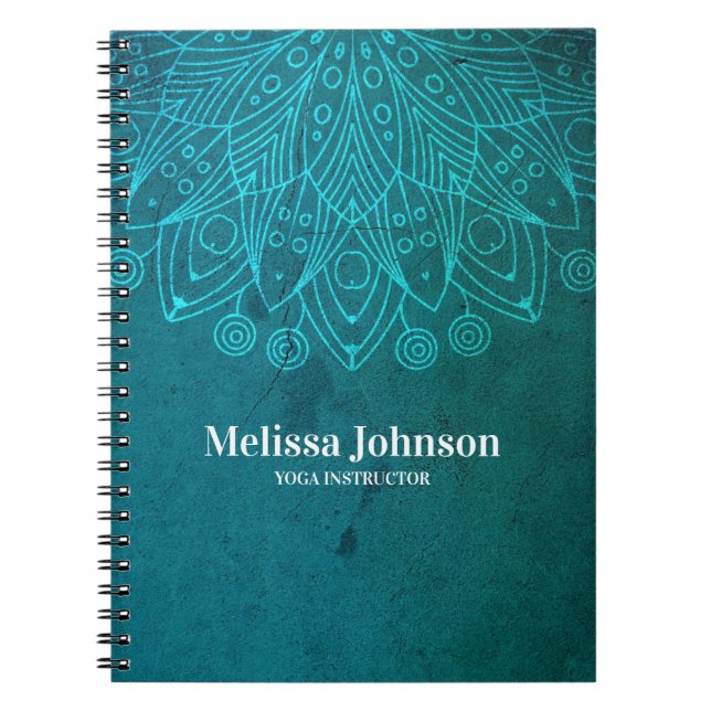 Cuaderno Personalizado Blue Mandala (Frente)