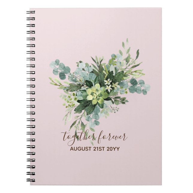 Cuaderno Personalizado Bridesmaid Bridal Party Gifts Greene (Frente)