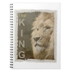 Cuaderno Personalizado Cabeza de León El retrato del arte p