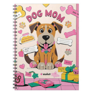 Cuaderno Personalizado Cachorro cachorro mamá en habitación