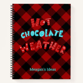 Cuaderno Personalizado Caliente Chocolate Clima de Buffalo