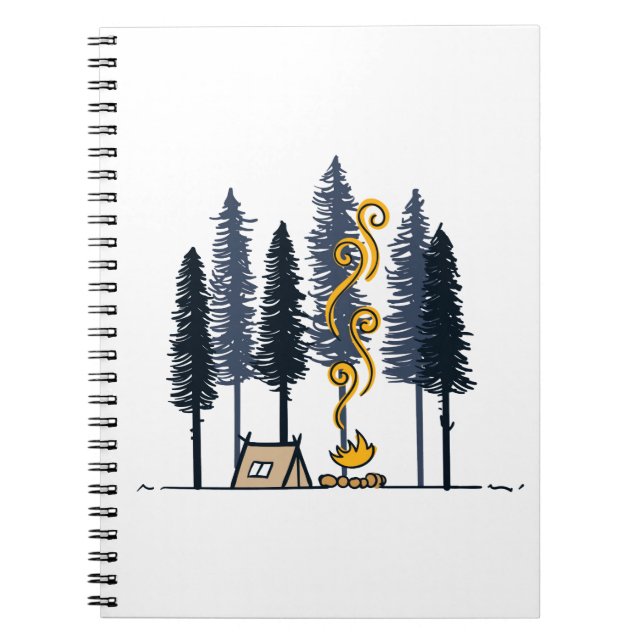 Cuaderno Personalizado Camping (Frente)