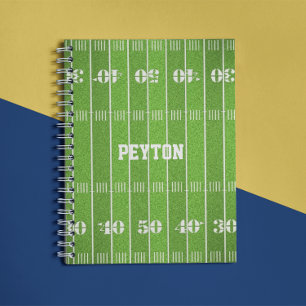 Cuaderno personalizado campo de fútbol