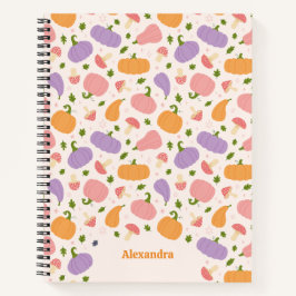 Cuaderno Personalizado capilar y hongos de Halloween