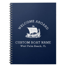 Cuaderno Personalizado Capitán Barco Náutico Armada