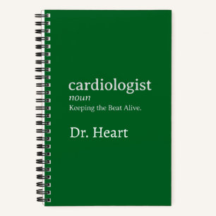 Cuaderno Personalizado Cardiólogo gracioso mantener vivo el