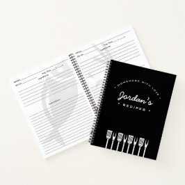 Cuaderno Personalizado casero con receta de Love Chef
