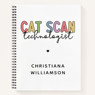 Cuaderno Personalizado CAT Scan Technologist CT Tech Gifts
