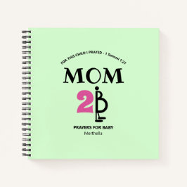 Cuaderno Personalizado Christian Baby Prayers Pregancy Jour