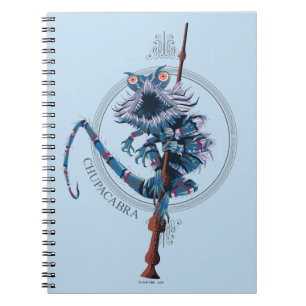 Cuaderno Personalizado Chupacabra y anciana Wand