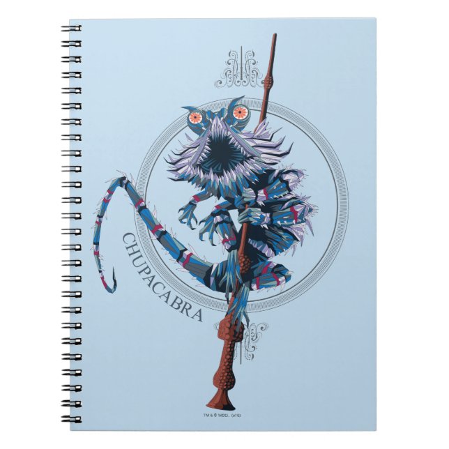 Cuaderno Personalizado Chupacabra y anciana Wand (Frente)