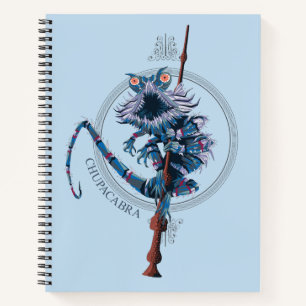 Cuaderno Personalizado Chupacabra y anciana Wand