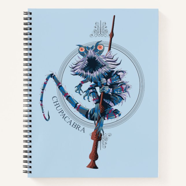 Cuaderno Personalizado Chupacabra y anciana Wand (Anverso)