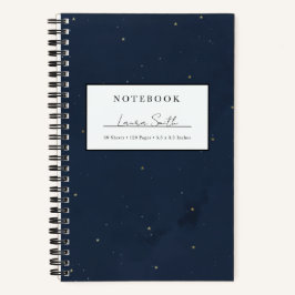 Cuaderno Personalizado Cielo Nocturno Estrellado F
